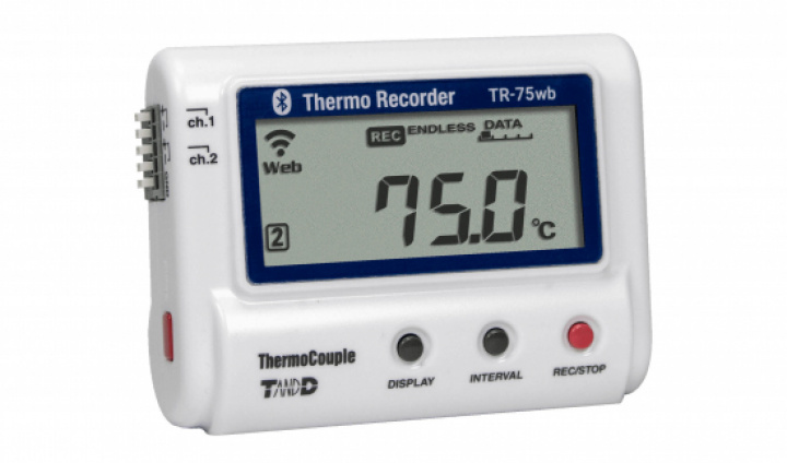 2-kanal Templogger (termoelement) BT + WiFi i gruppen Mtinstrument / Loggrar hos Comfort control (TR75wb)